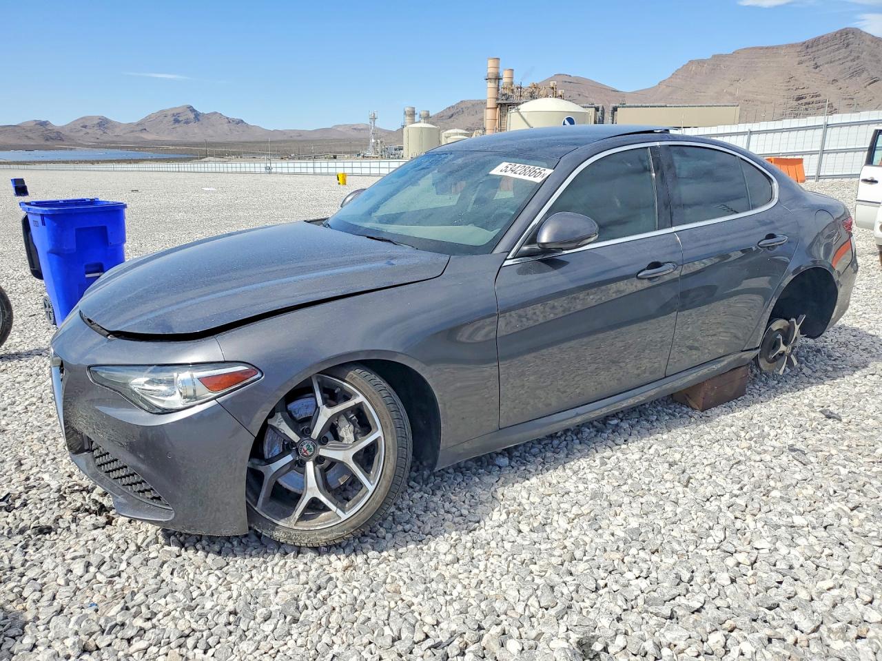 2021 Alfa Romeo Giulia Ti, VIN ZARFANBN7M7643638 — Undercarriage