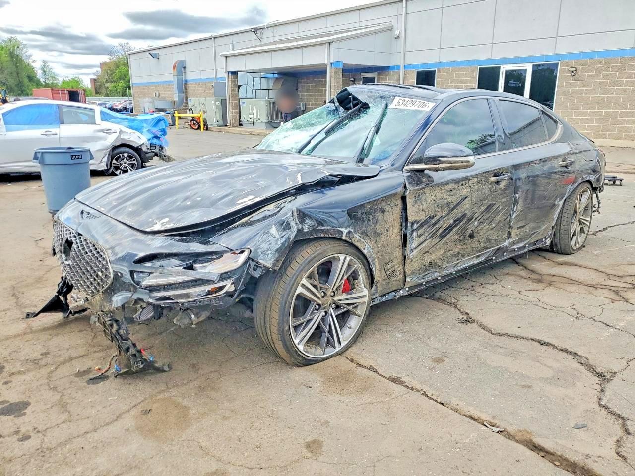 2024 Genesis G70 Sport Advanced, VIN KMTG54SE6RU137676 — Rollover