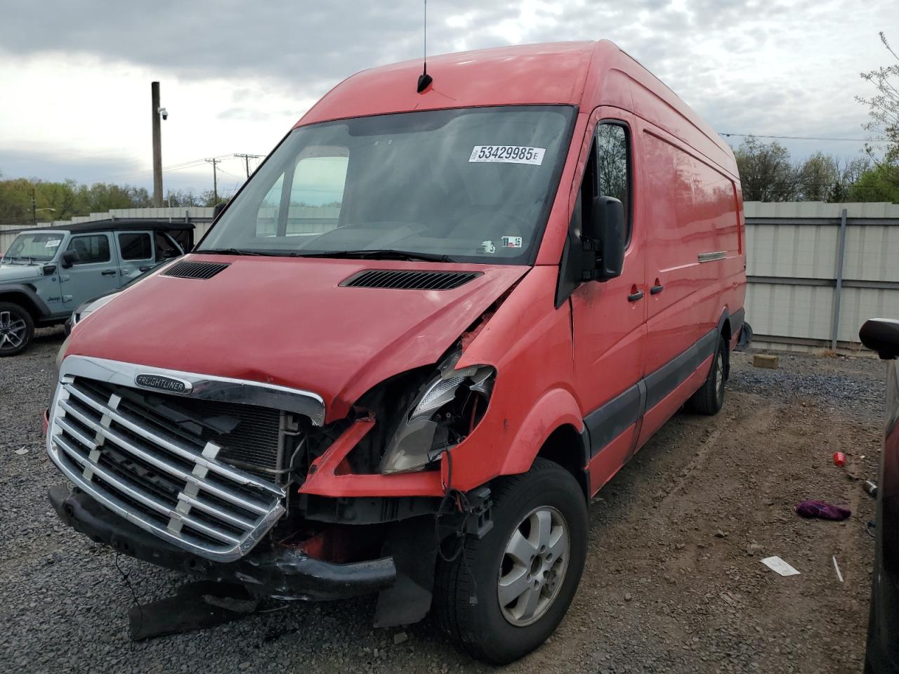 2012 Freightliner Sprinter, VIN WDYPE8CC4C5614713 — Front end