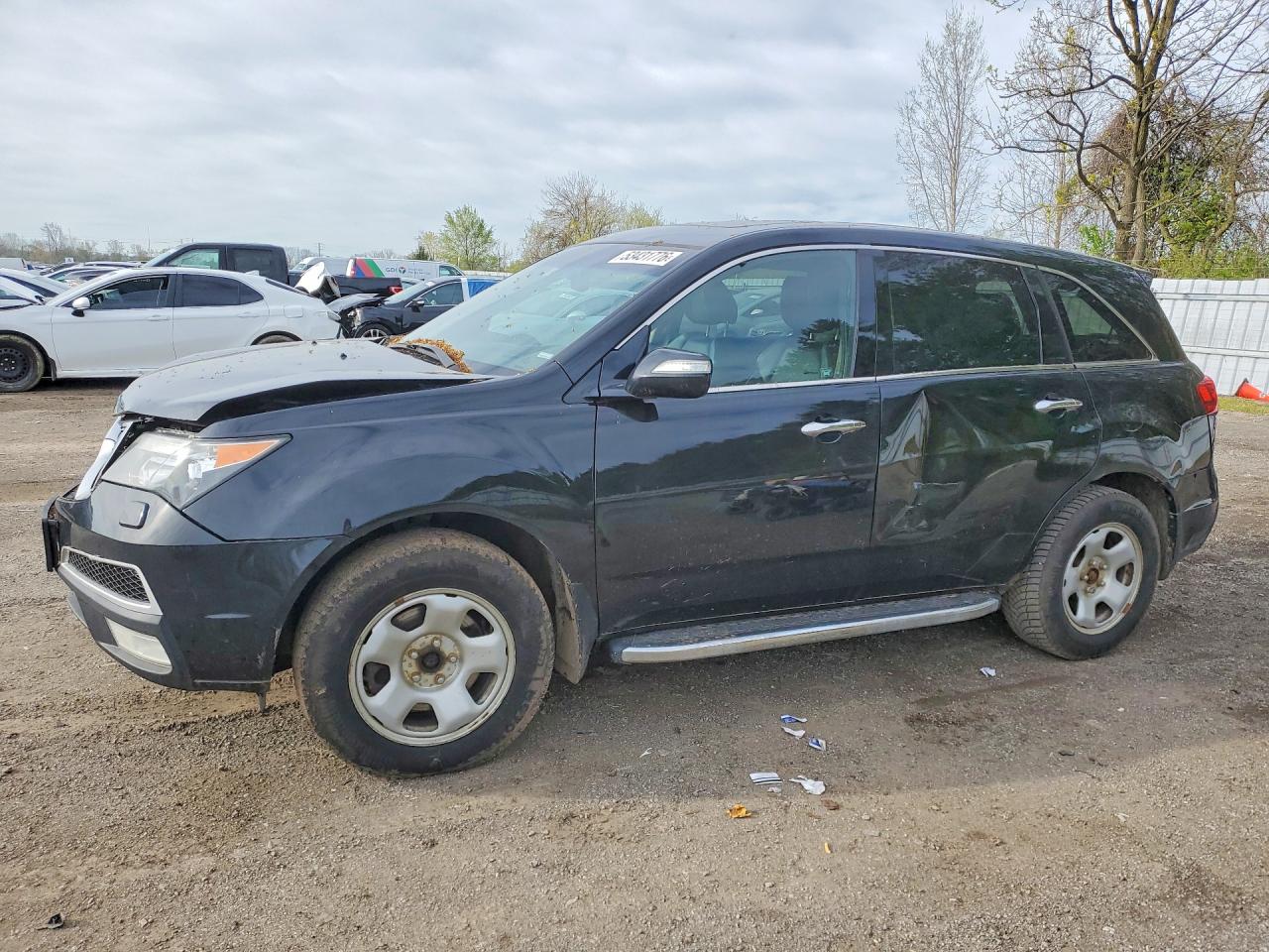 2012 Acura MDX, VIN 2HNYD2H25CH002250 — Vandalism