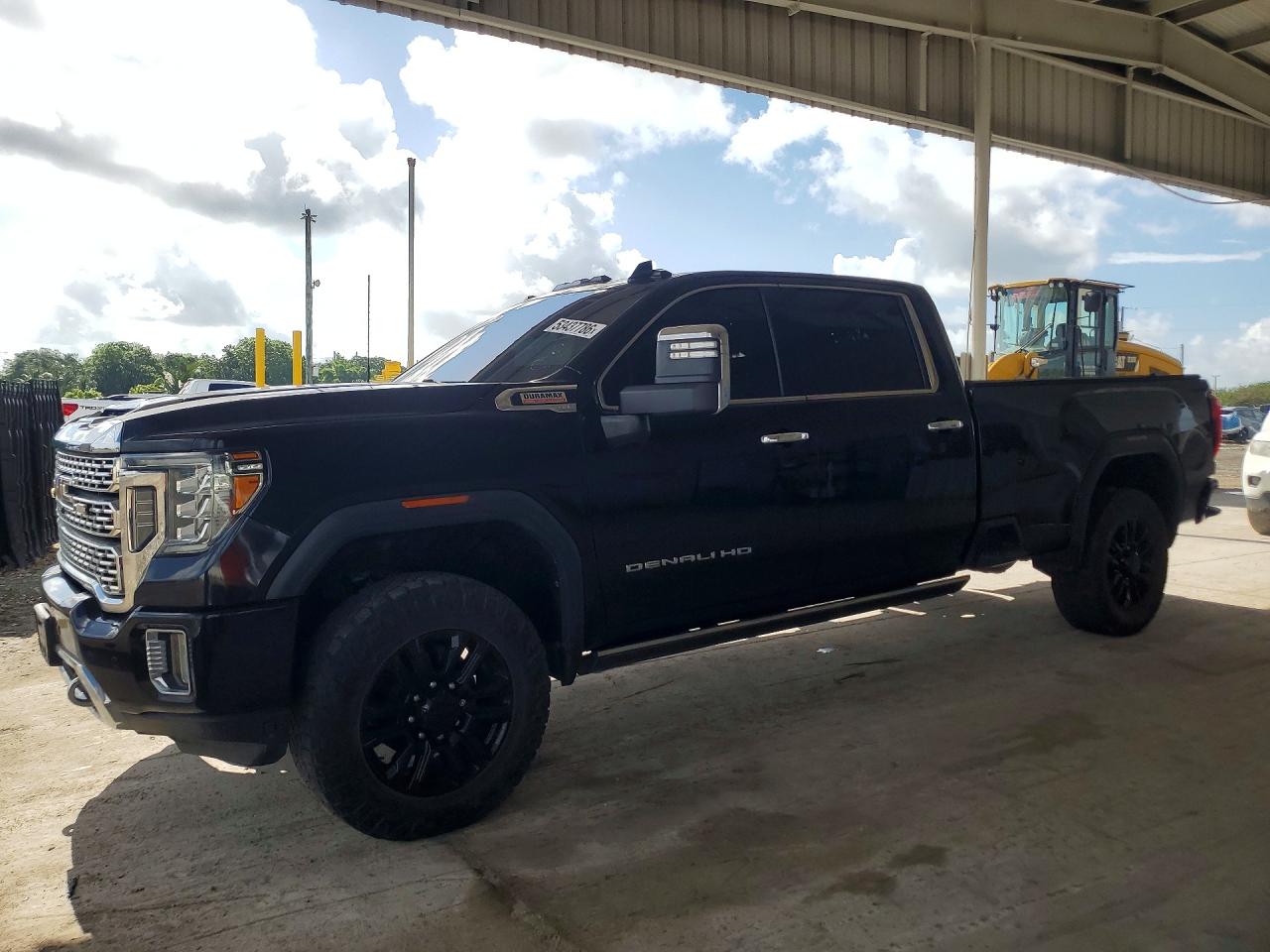2021 GMC Sierra 3500HD Denali, VIN 1GT49WEY9MF249358 — Water / flood