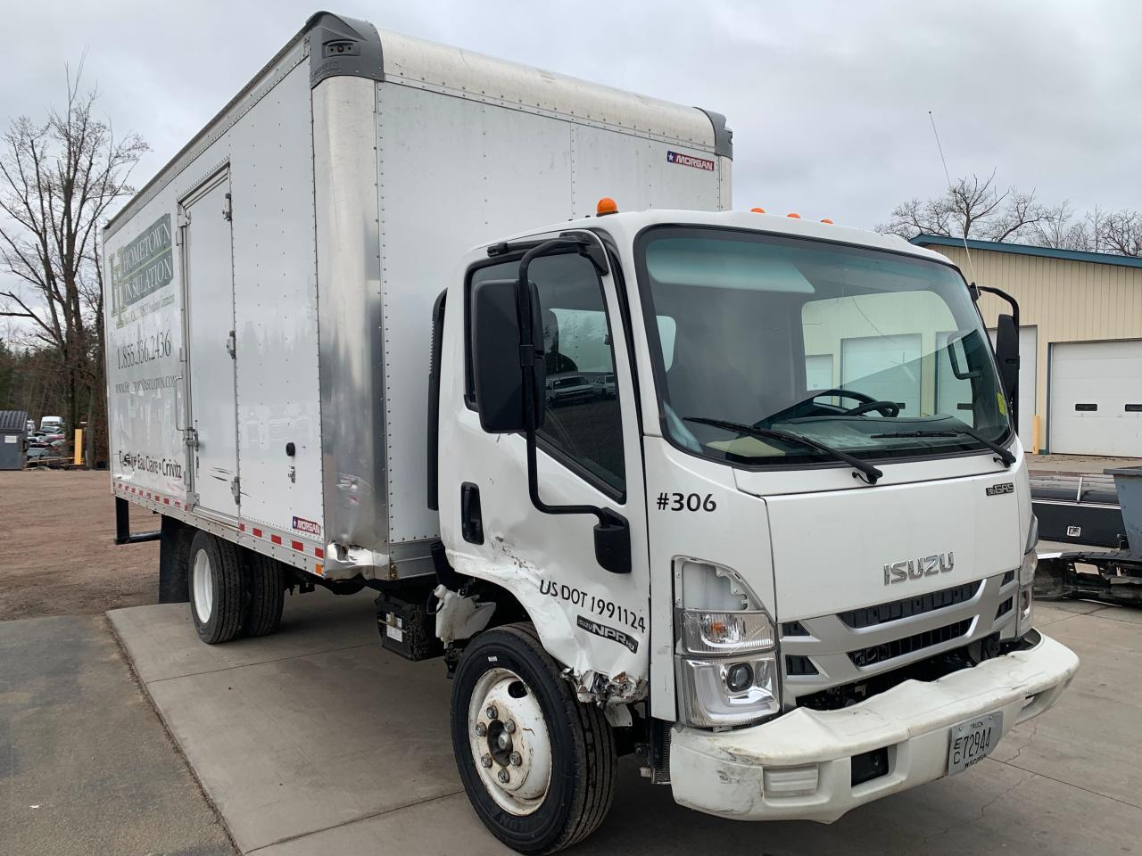 2023 Isuzu NPR, VIN 54DC4W1D9PS201119 — Front end