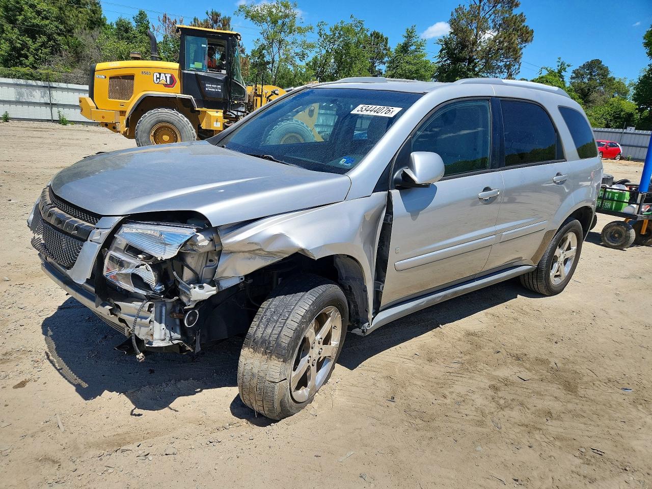 2007 Chevrolet Equinox LT, VIN 2CNDL63F076071370 — Front end