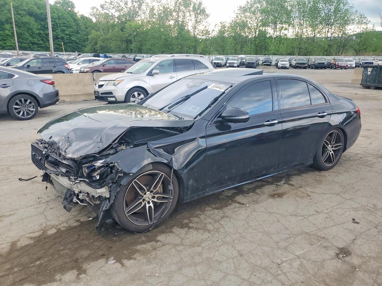 2017 Mercedes-Benz E 43 AMG, VIN WDDZF6EB6HA252222 — Front end