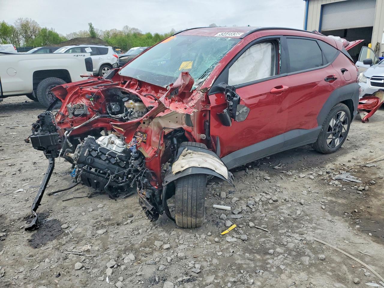 2025 Hyundai Kona SEL, VIN KM8HBCAB0SU307383 — Фото с аукциона