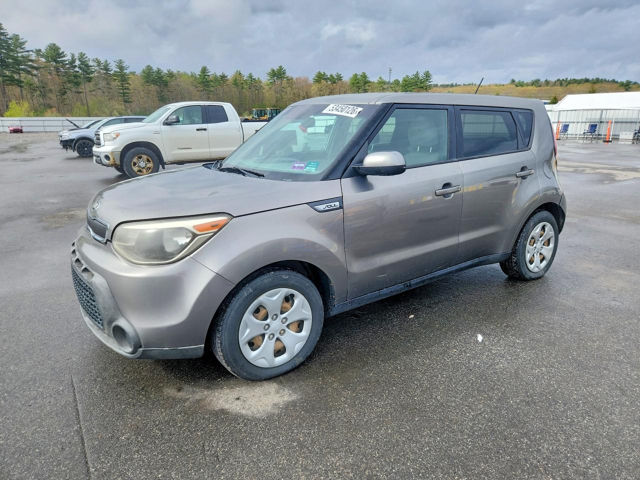 2015 Kia Soul, VIN KNDJN2A28F7116838 — Rear end