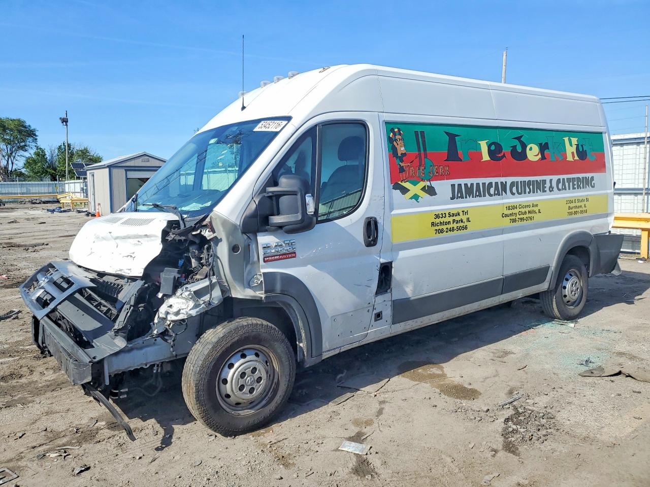 2016 Ram ProMaster Cargo, VIN 3C6TRVDG6GE114391 — Front end