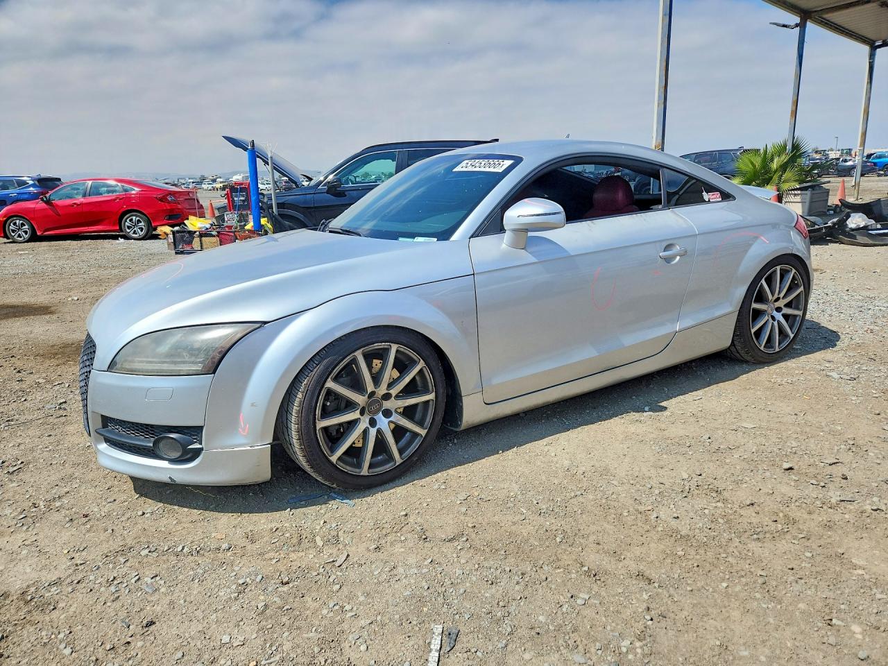 2008 Audi TT 3.2L, VIN TRUDD38J281001618 — Rear end