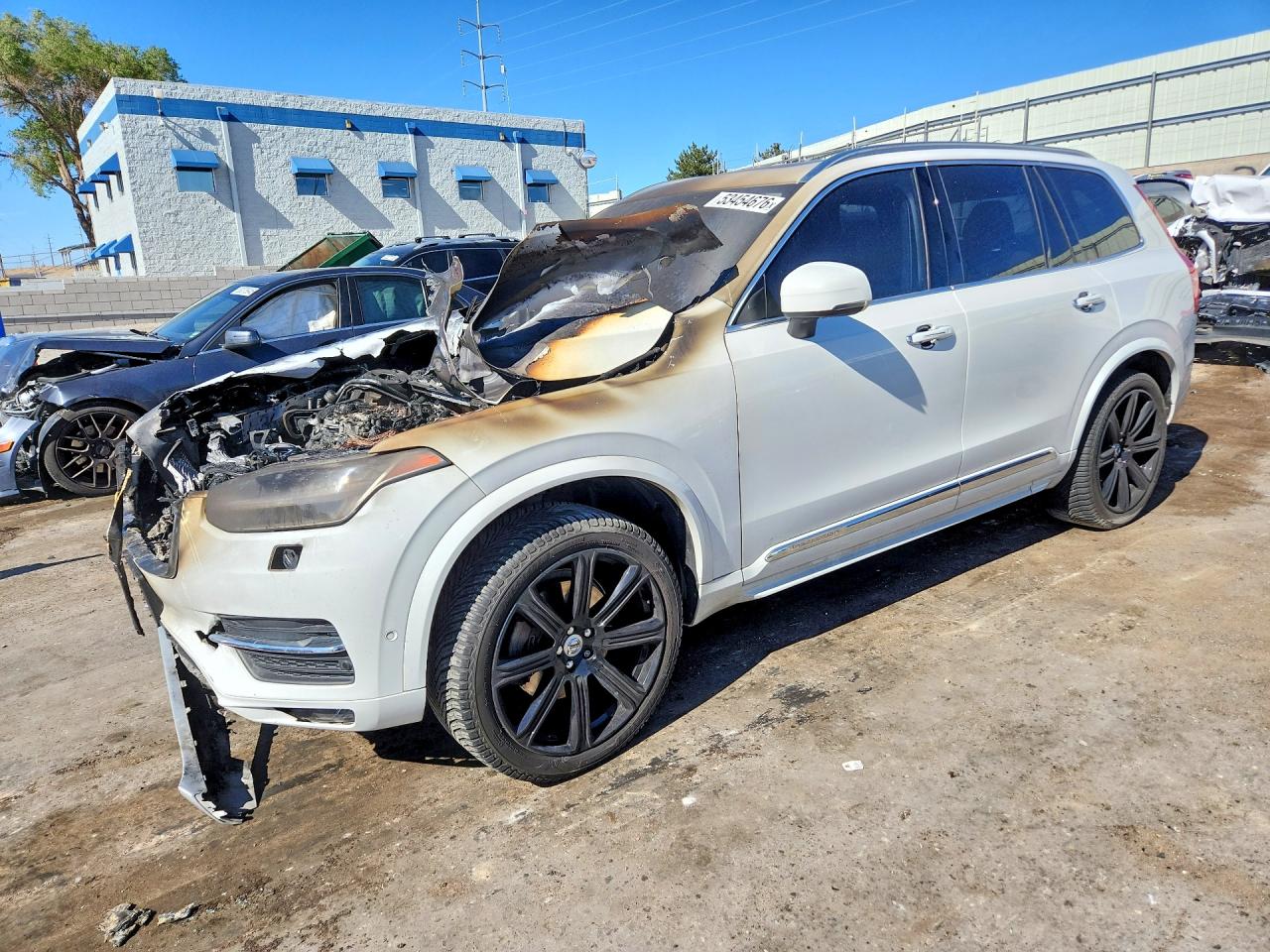 2018 Volvo XC90 Inscription, VIN YV4A22PL2J1196705 — Пожар