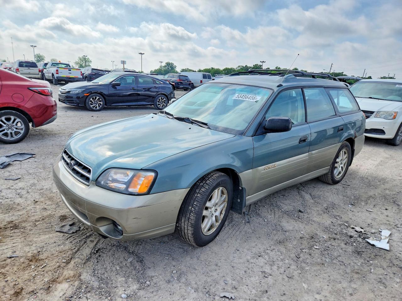 2001 Subaru Legacy Outback, VIN 4S3BH675216603973 — Зад