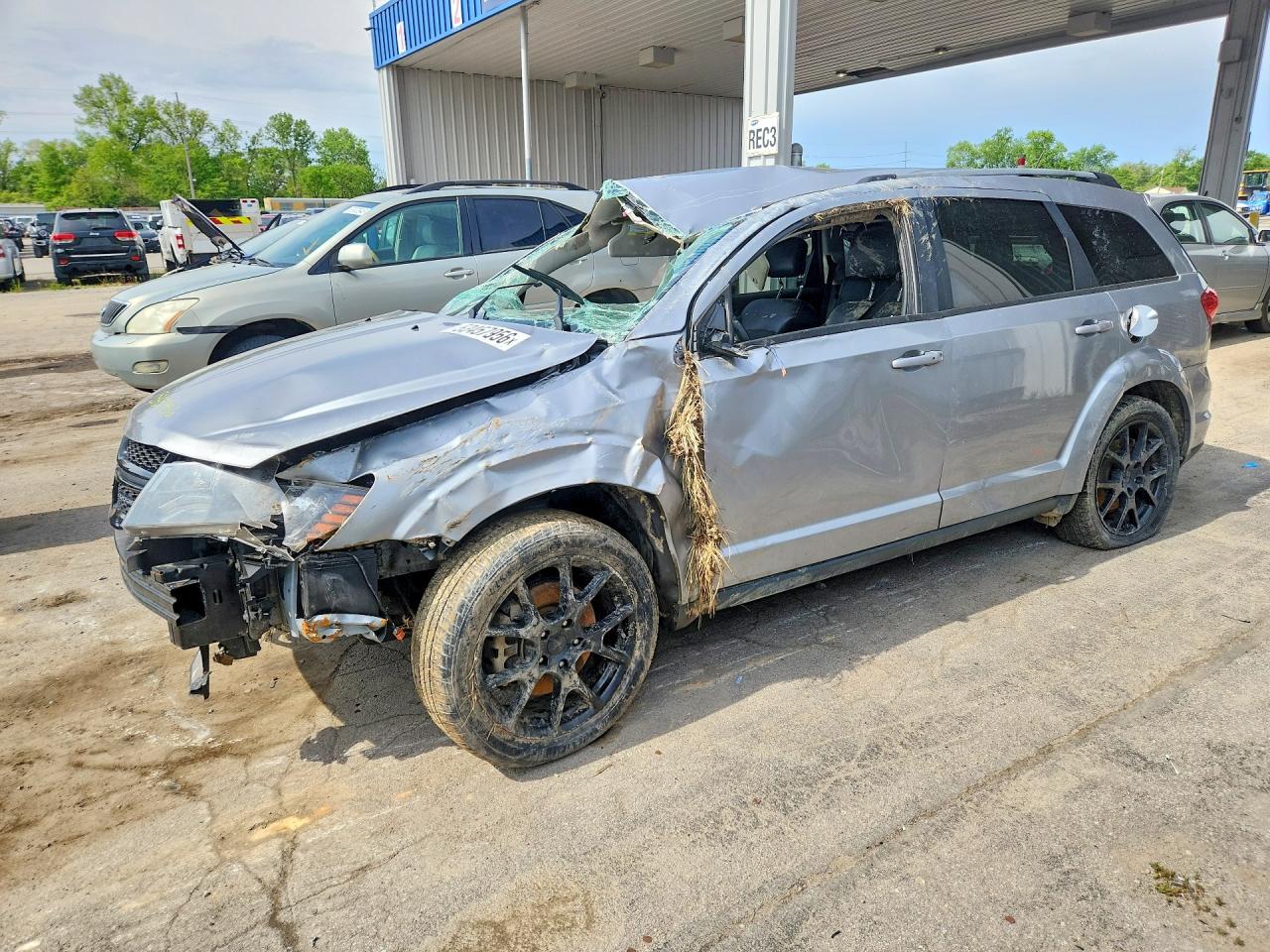2017 Dodge Journey GT, VIN 3C4PDCEG9HT670848 — Rollover