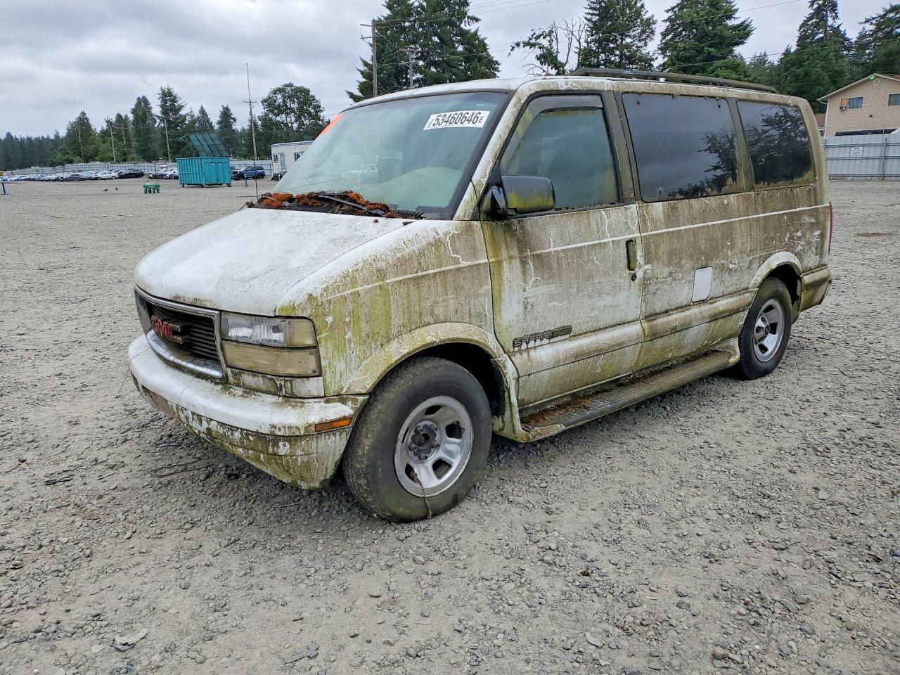 2001 GMC Safari, VIN 1GKEL19W71B503187 — Rear end
