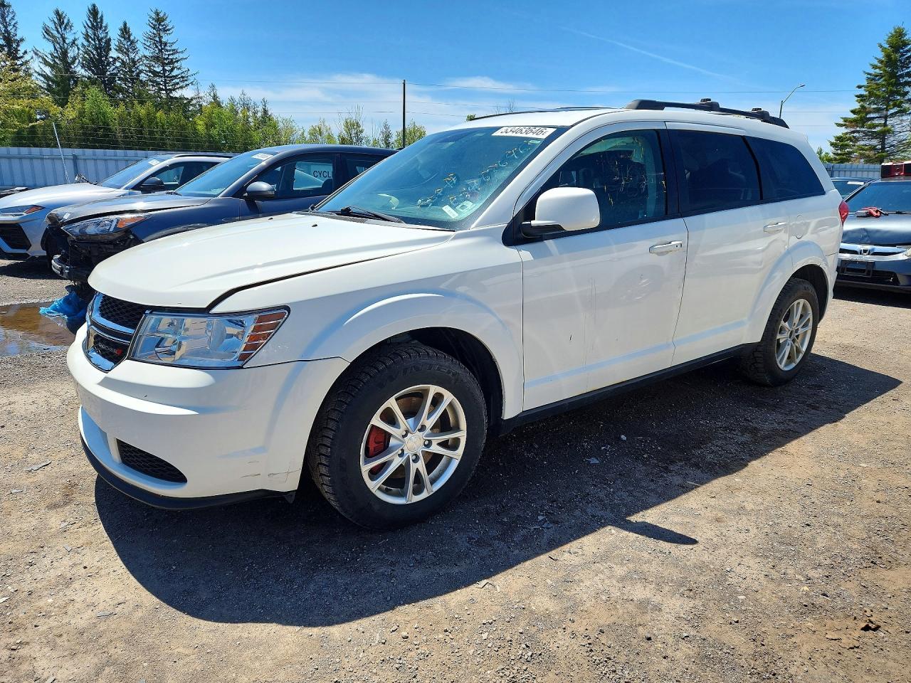2016 Dodge Journey SE, VIN 3C4PDCAB1GT112873 — Side