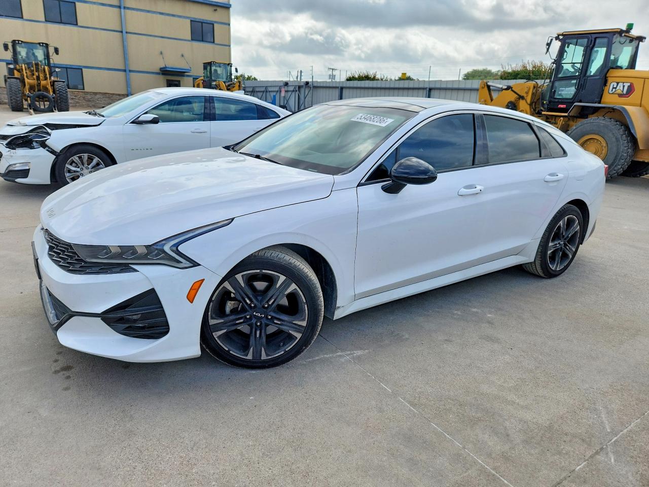 2023 Kia K5 GT-Line, VIN 5XXG64J29PG210285 — Hail