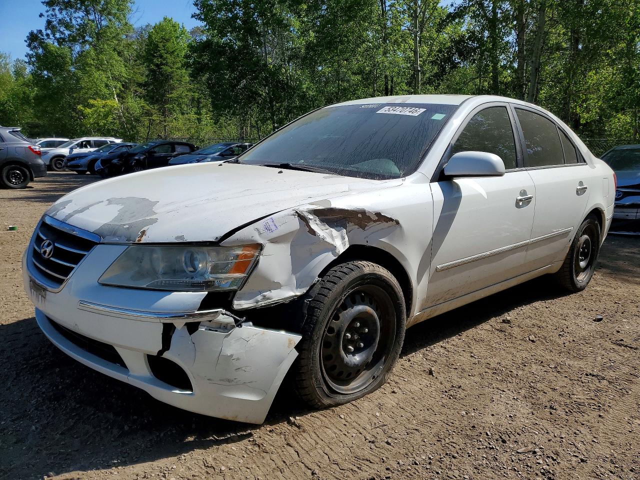 2010 Hyundai Sonata GLS, VIN 5NPET4AC4AH610565 — Перед