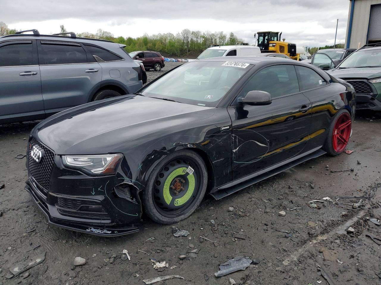 2015 Audi S5 Premium Plus, VIN WAUCGAFR4FA033166 — Перед