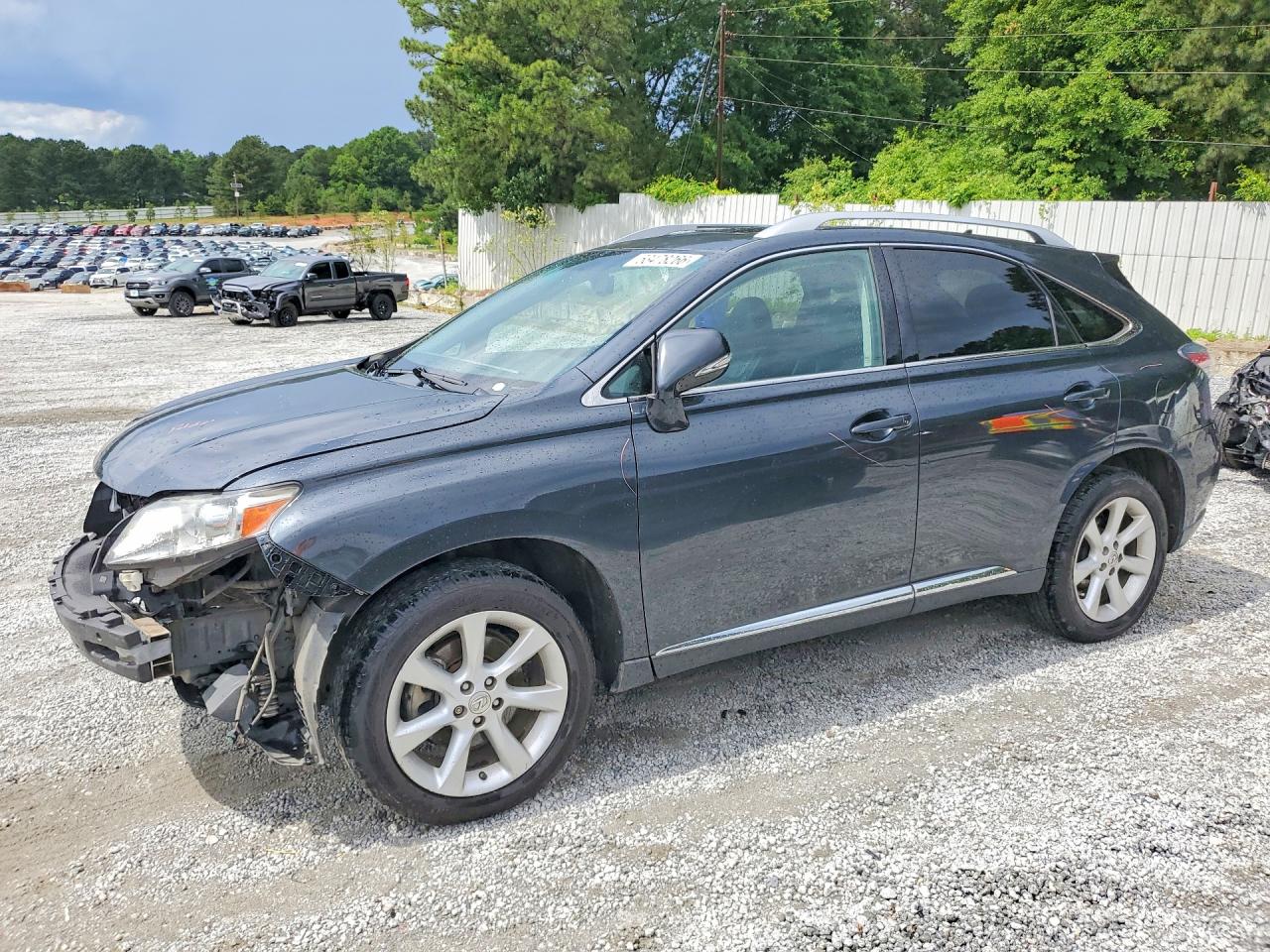 2011 Lexus RX 350, VIN 2T2ZK1BA0BC062712 — Front end