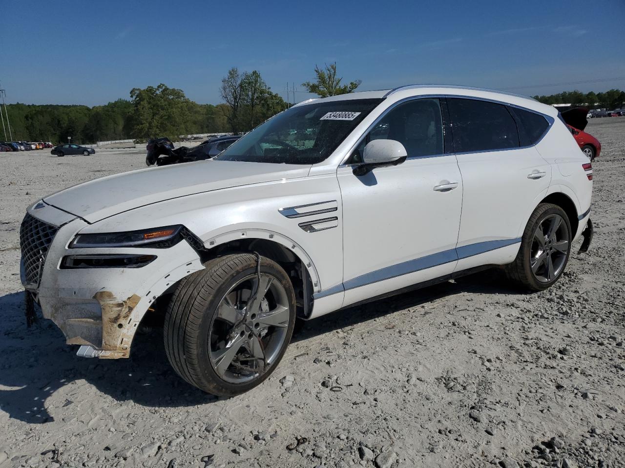 2023 Genesis GV80, VIN KMUHCESC7PU110011 — Front end