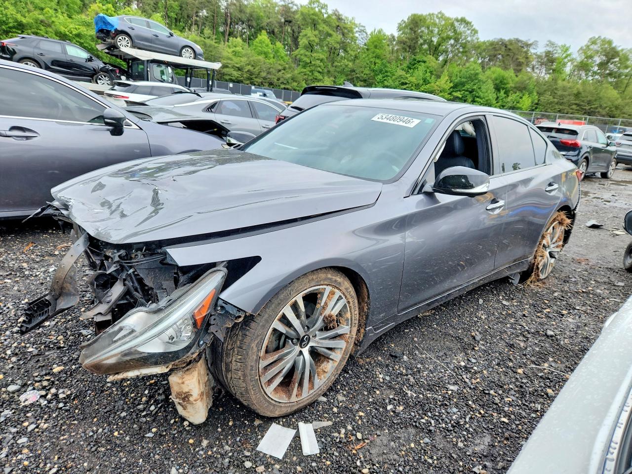2023 Infiniti Q50 Sensory, VIN JN1EV7CR1PM542398 — Front end