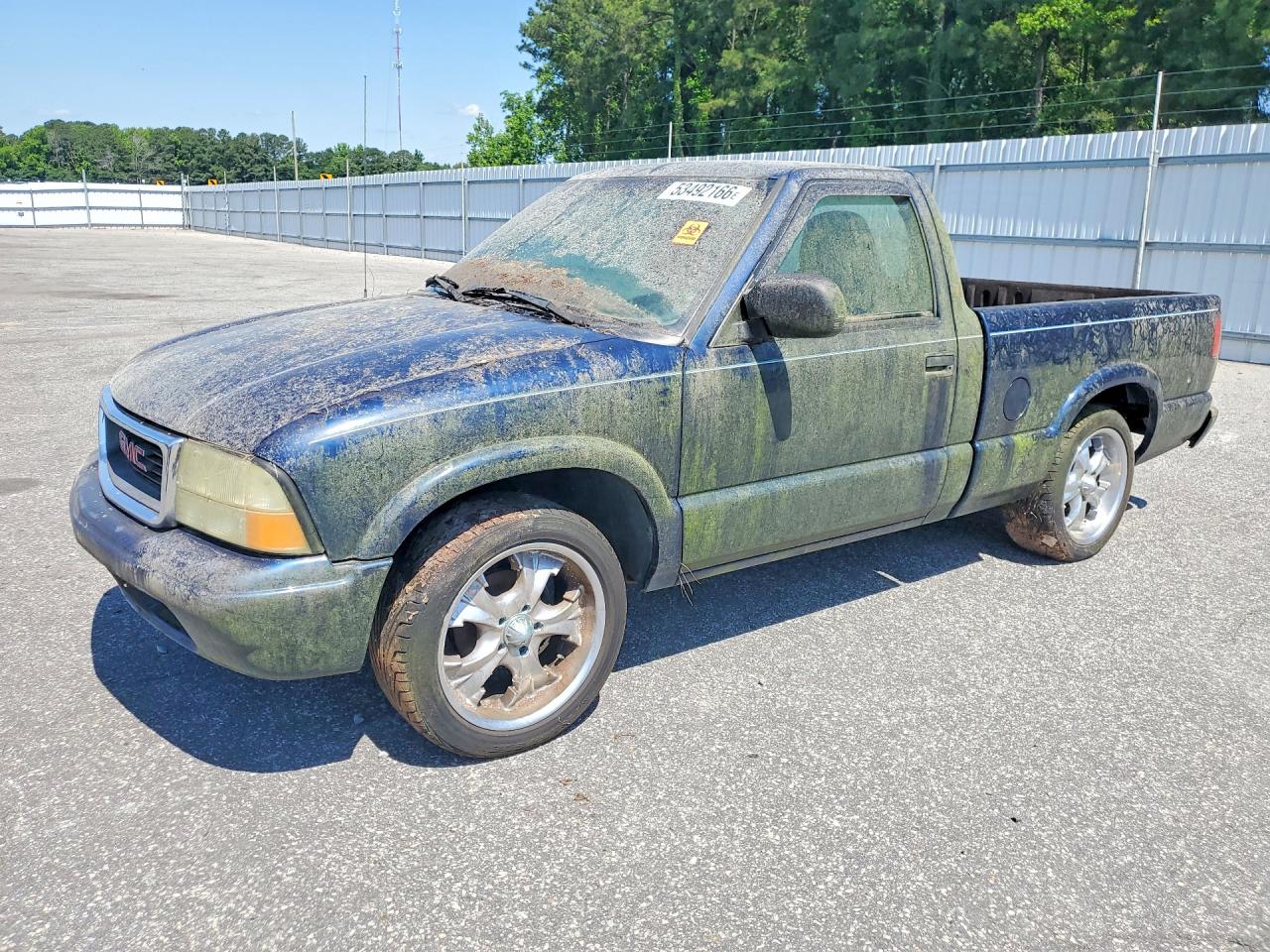 2003 GMC Sonoma SLS, VIN 1GTCS14H838117554 — Днище