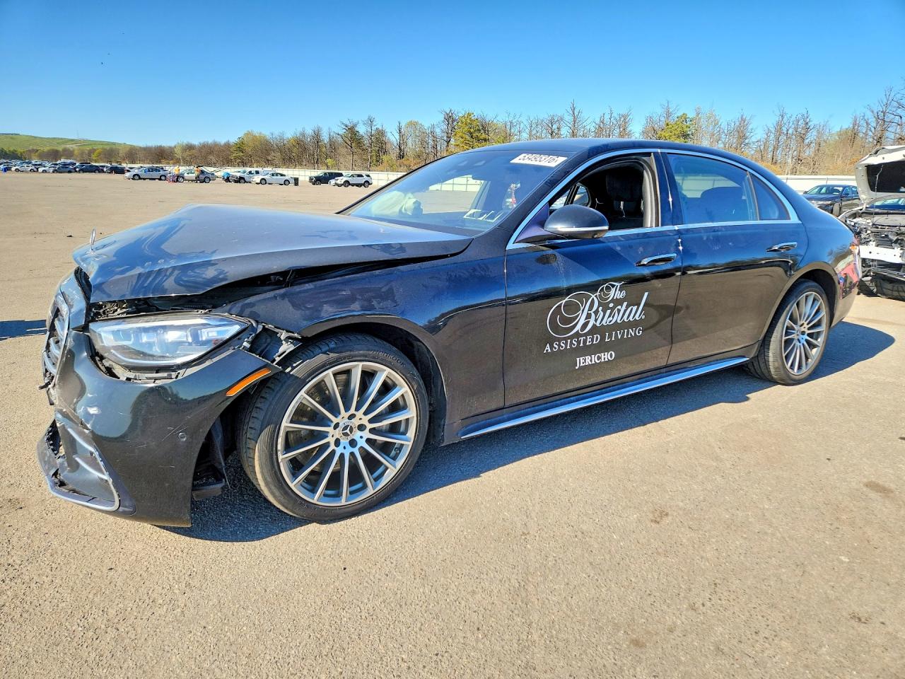 2022 Mercedes-Benz S 500, VIN W1K6G6DB3NA155265 — Front end