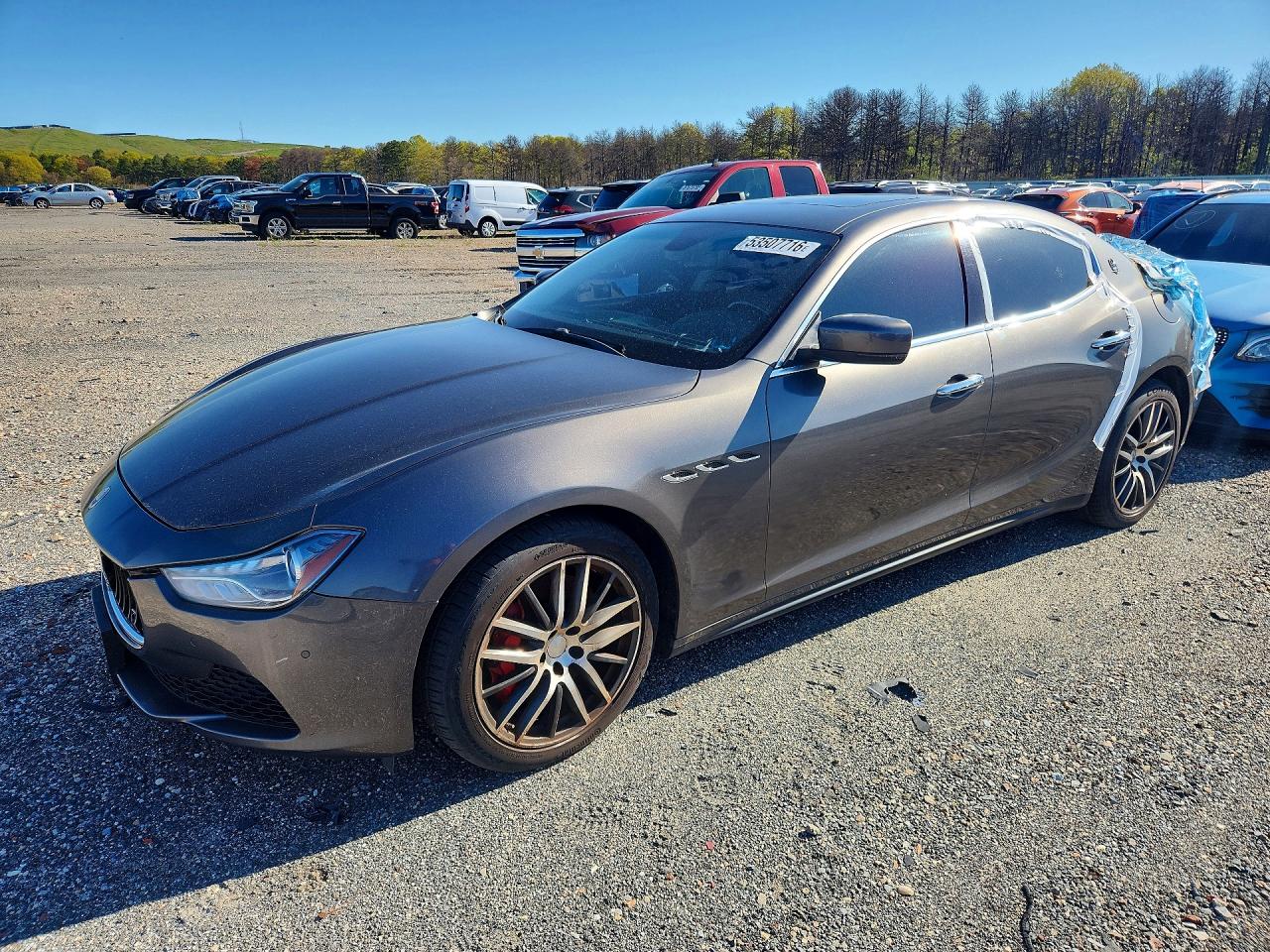 2015 Maserati Ghibli, VIN ZAM57XSA2F1137200 — Rear end