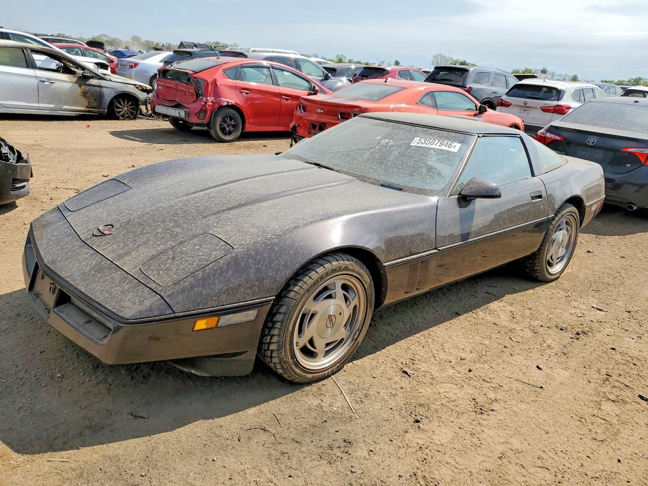 1988 Chevrolet Corvette, VIN 1G1YY2187J5111184 — Normal wear