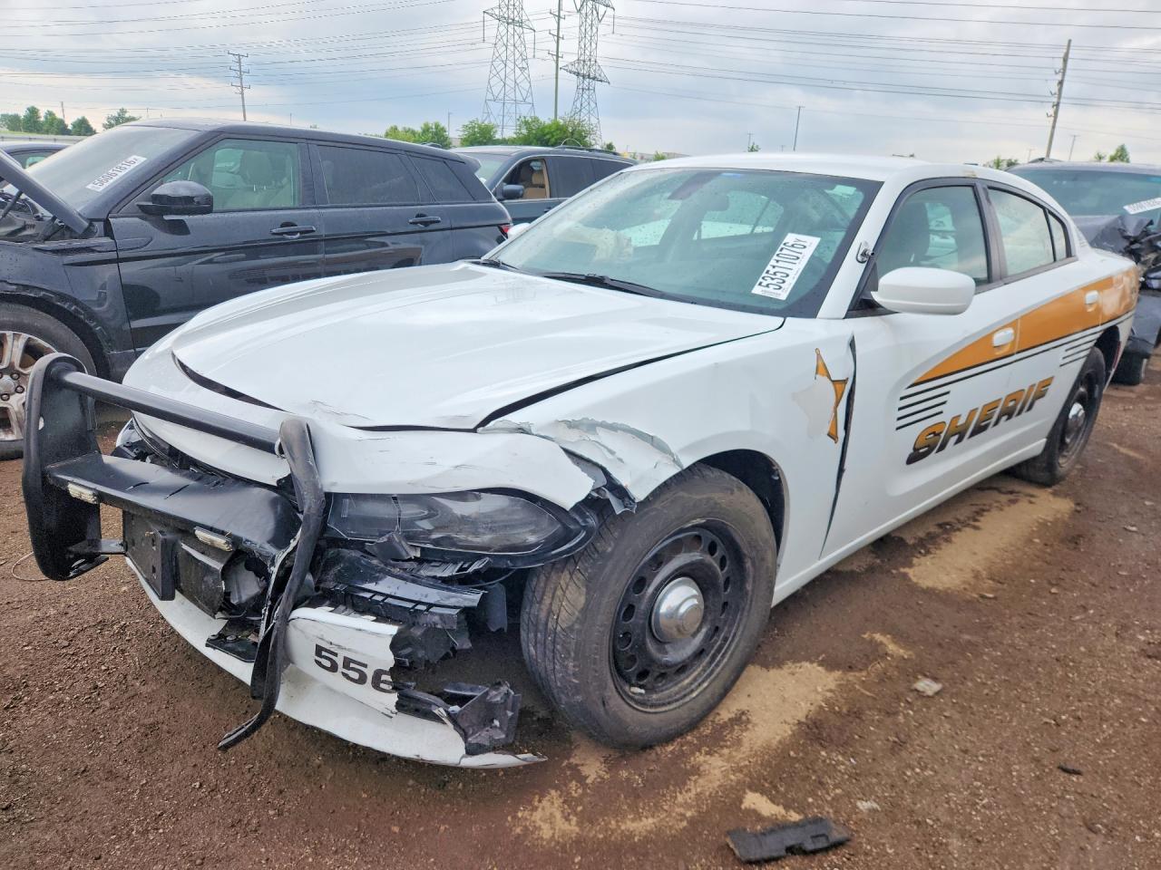 2021 Dodge Charger Police, VIN 2C3CDXKG7MH575707 — Front end