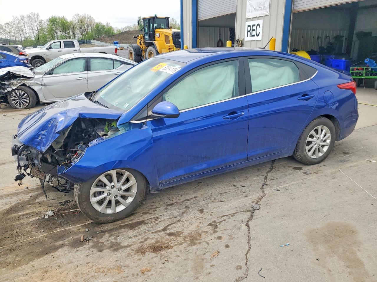 2022 Hyundai Accent SEL, VIN 3KPC24A60NE187708 — Front end