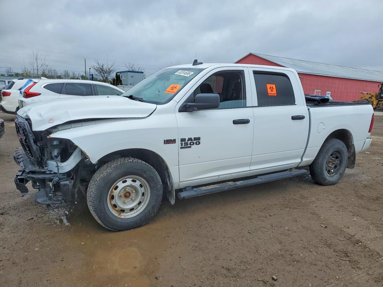 2021 Ram 1500 Tradesman, VIN 3C6RR7KT2MG685897 — Вандализм
