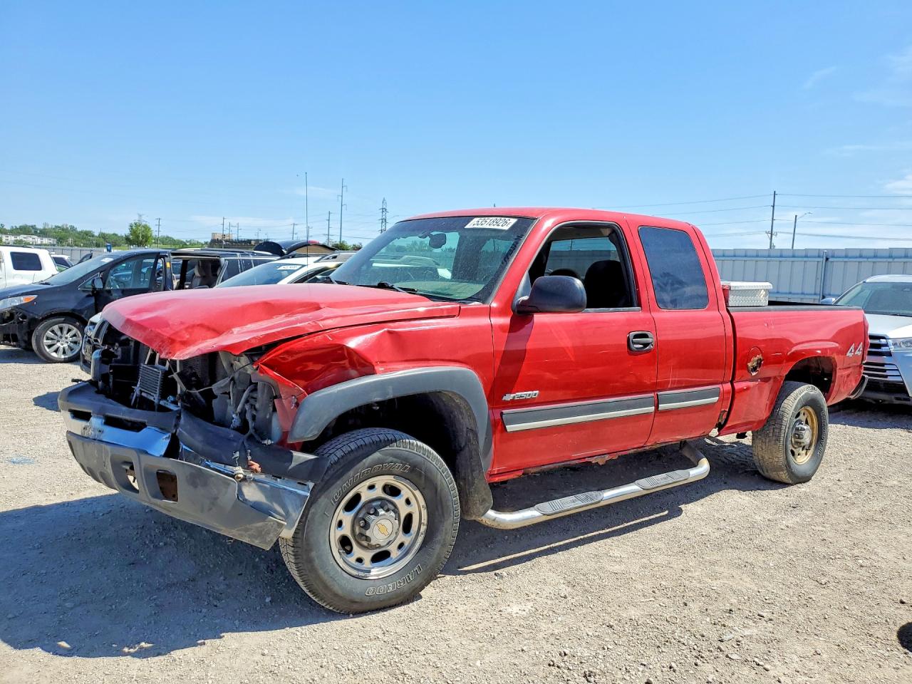 2003 Chevrolet Silverado 2500 LS, VIN 1GCGK29UX3Z351931 — Front end