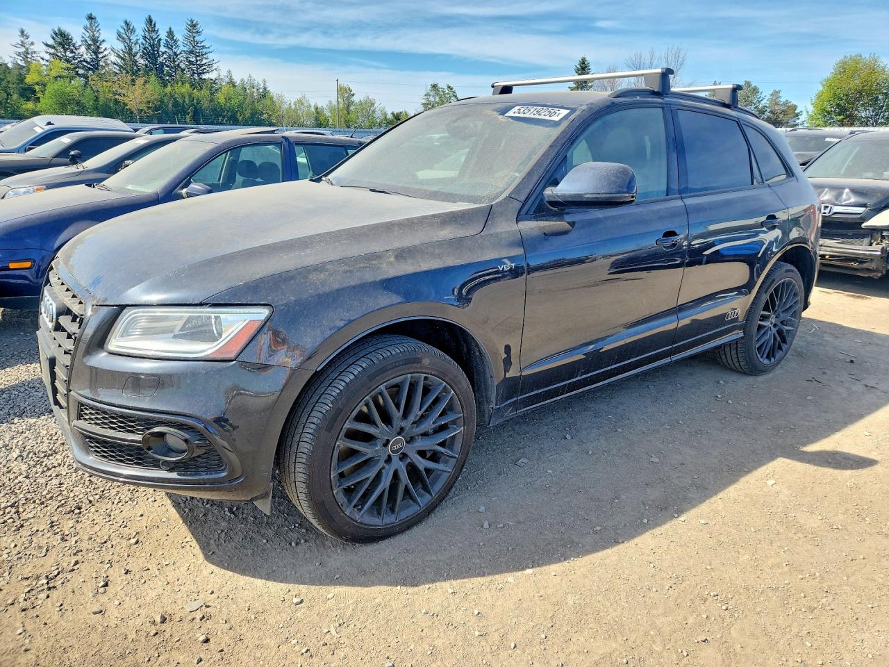 2016 Audi SQ5 Technik, VIN WA1LCAFPXGA103357 — Зад