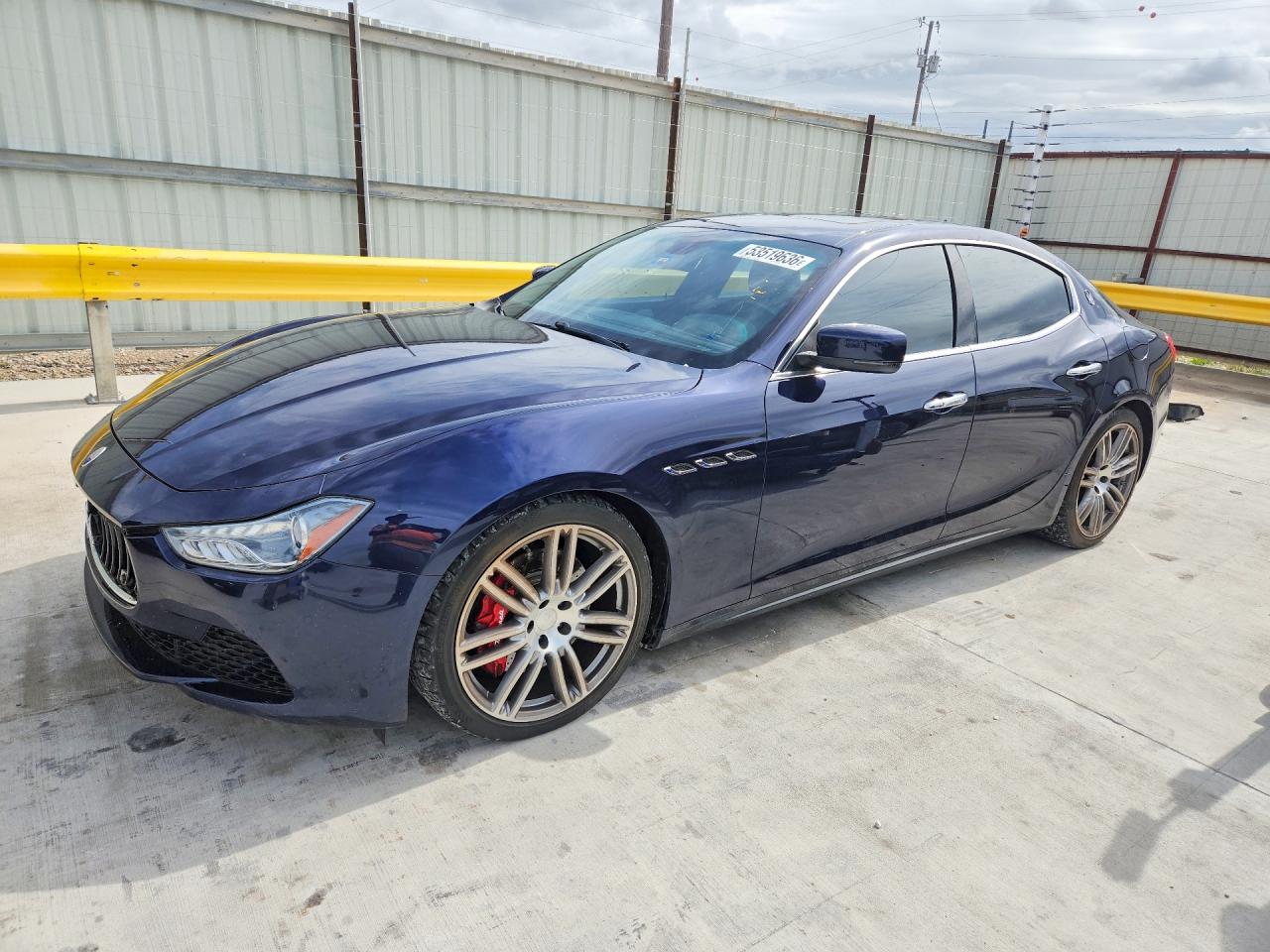 2015 Maserati Ghibli S Q4, VIN ZAM57RTAXF1142395 — Hail