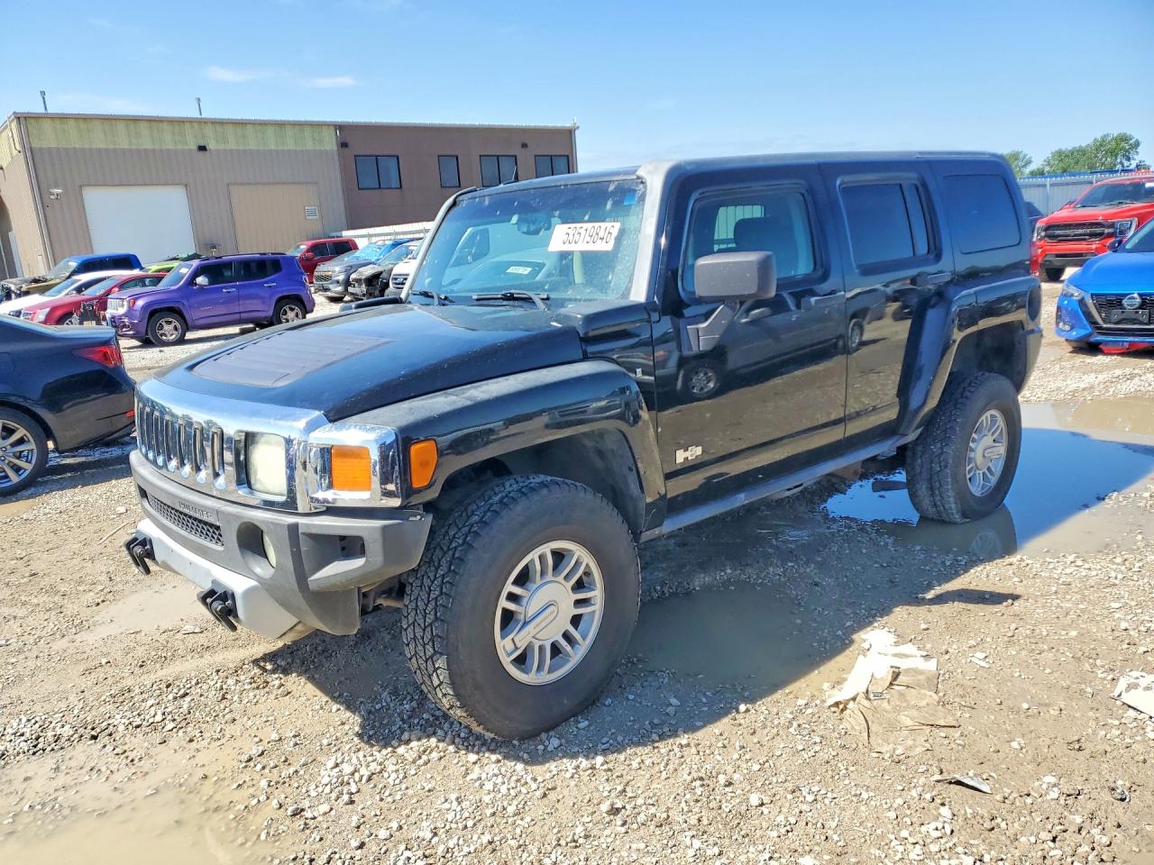2008 Hummer H3 SUV, VIN 5GTEN13E688156408 — Hail