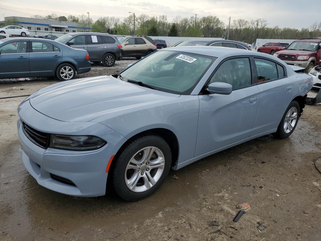 2021 Dodge Charger SXT, VIN 2C3CDXBG4MH624782 — Rear end