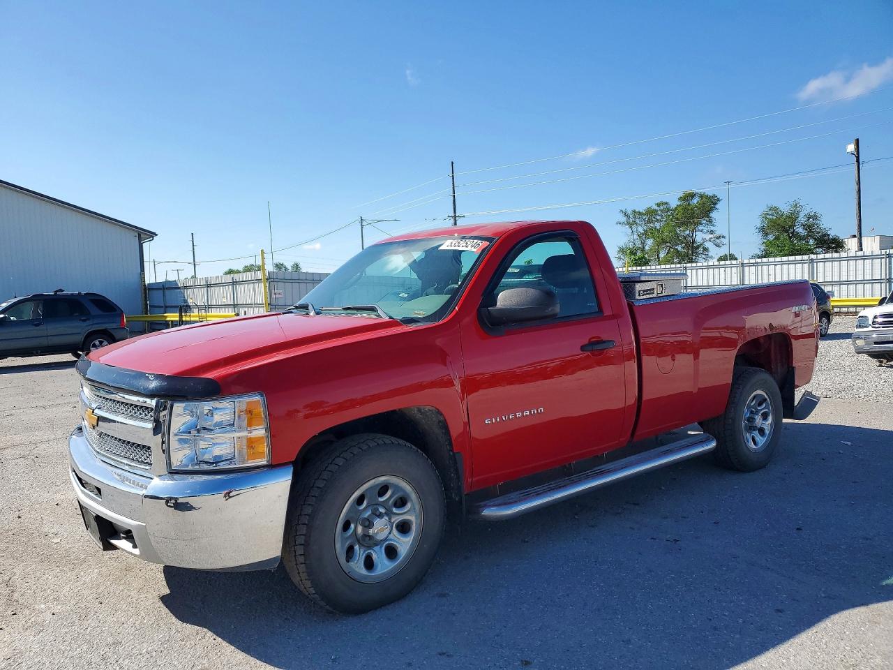2013 Chevrolet Silverado 1500 Work Truck, VIN 1GCNKPE00DZ391900 — Rear end