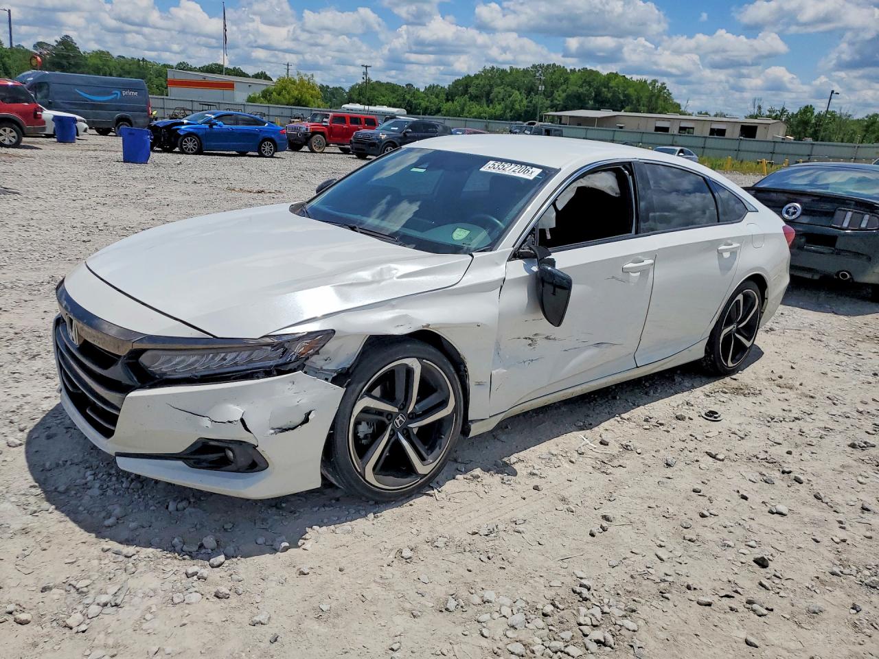 2022 Honda Accord Sport, VIN 1HGCV1F37NA101156 — Front end