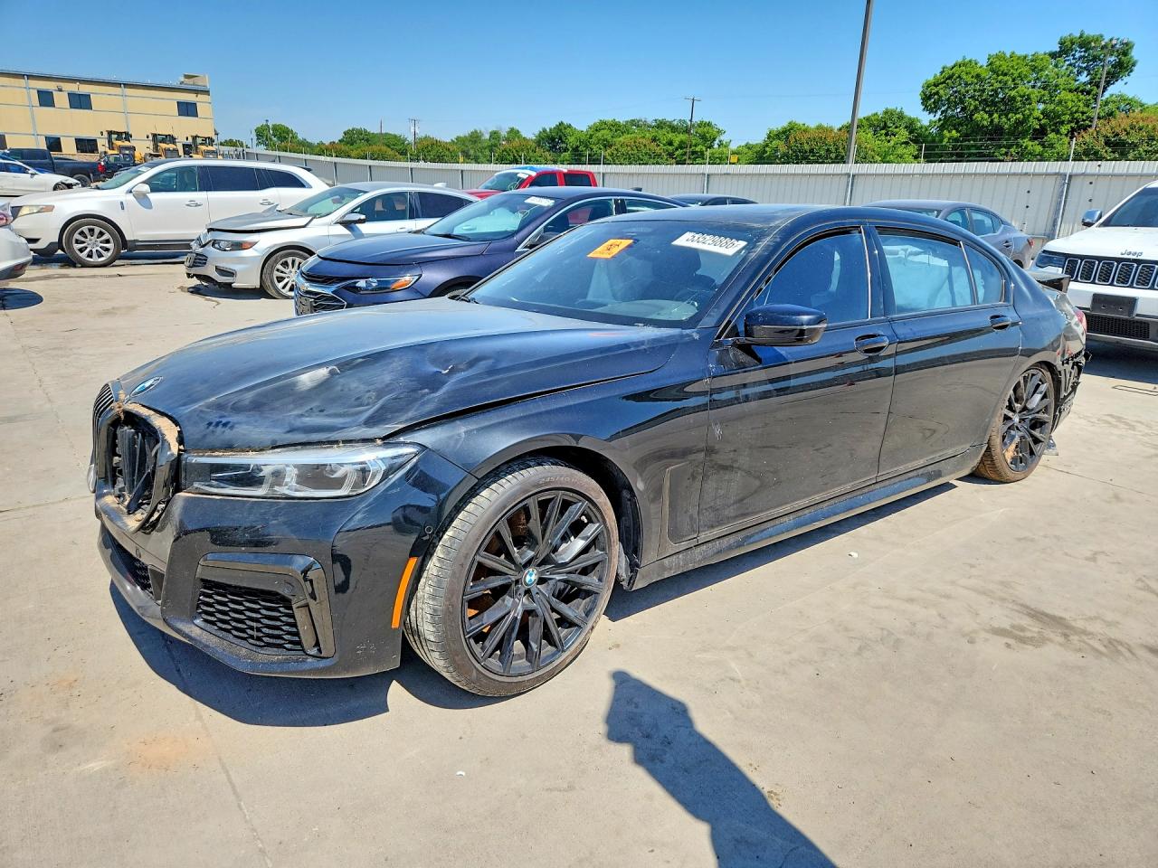 2022 BMW 7 Series 750i xDrive, VIN WBA7U2C09NCK79994 — Rollover