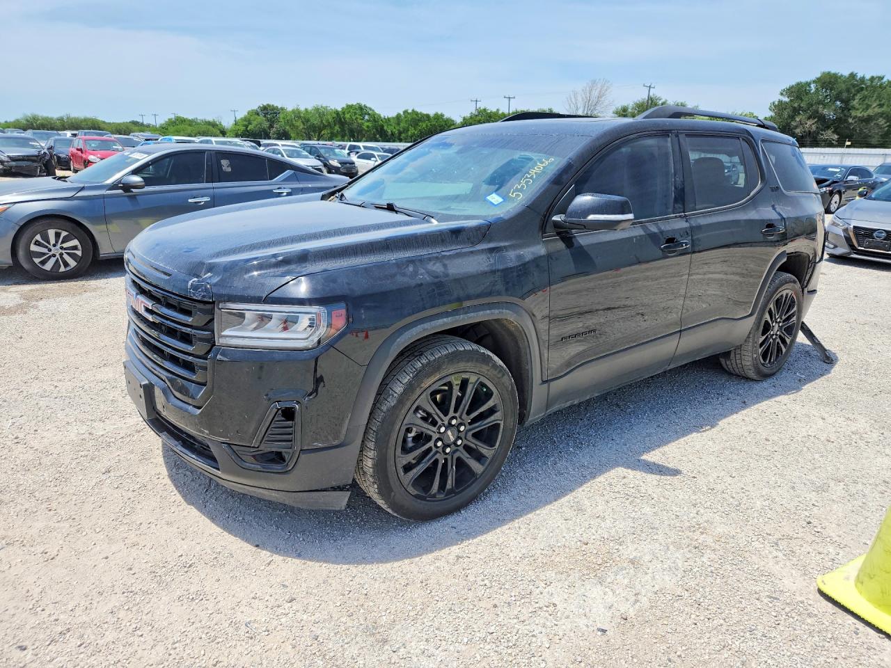 2022 GMC Acadia SLT, VIN 1GKKNMLSXNZ167181 — Зад