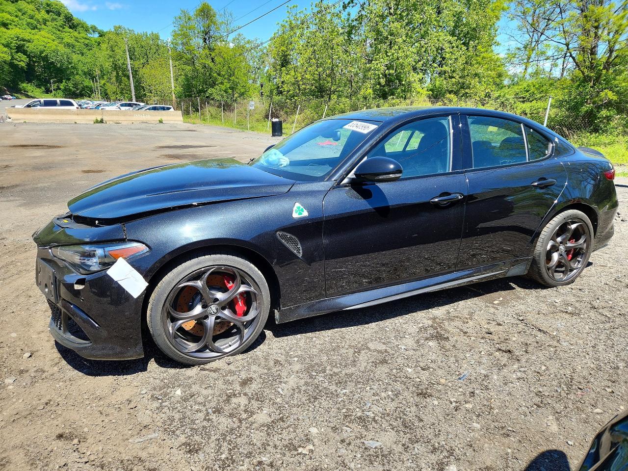 2023 Alfa Romeo Giulia Quadrifoglio, VIN ZARFAMEVXP7676787 — Front end