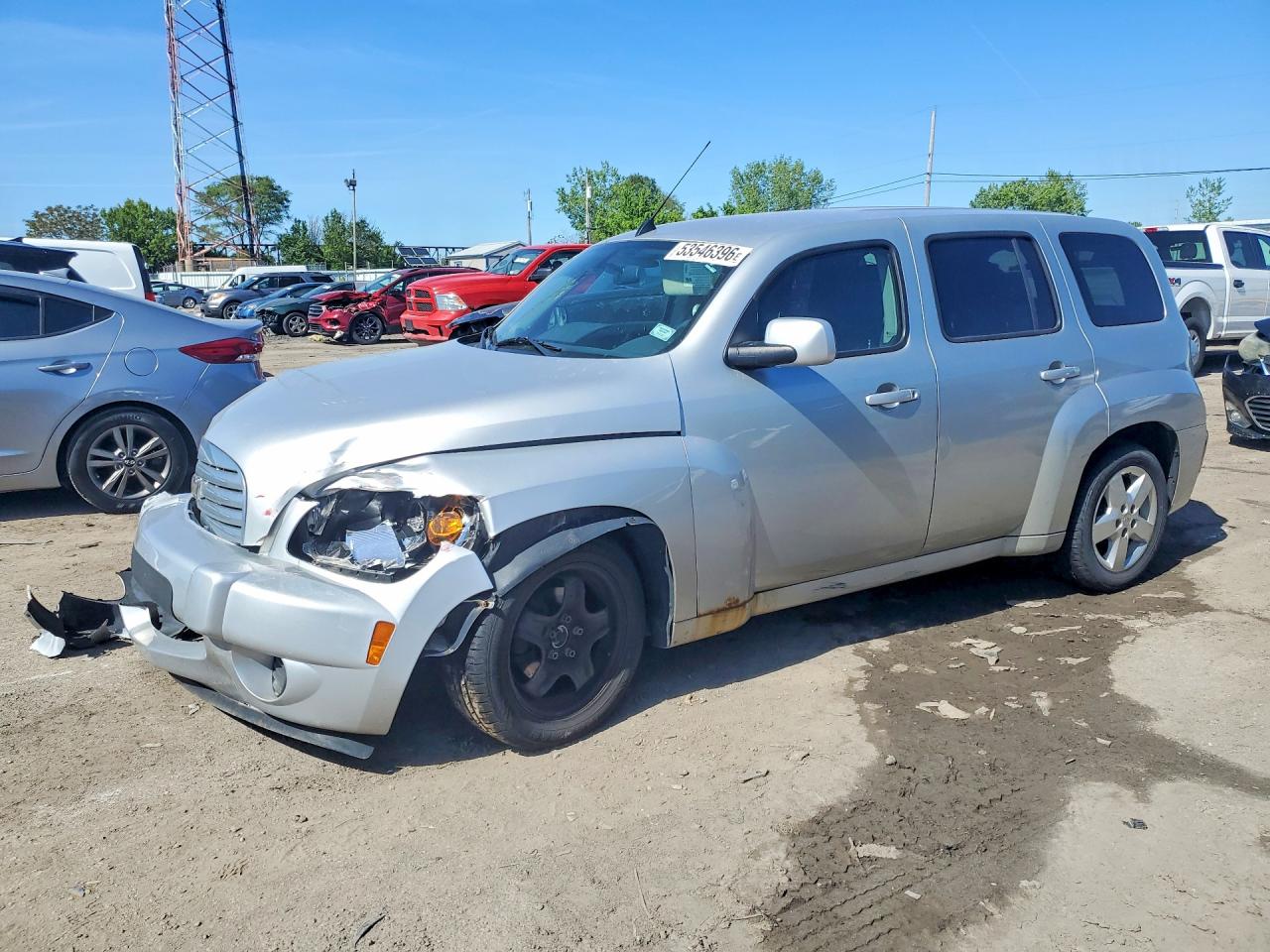 2011 Chevrolet HHR 1LT, VIN 3GNBABFW1BS574378 — Front end