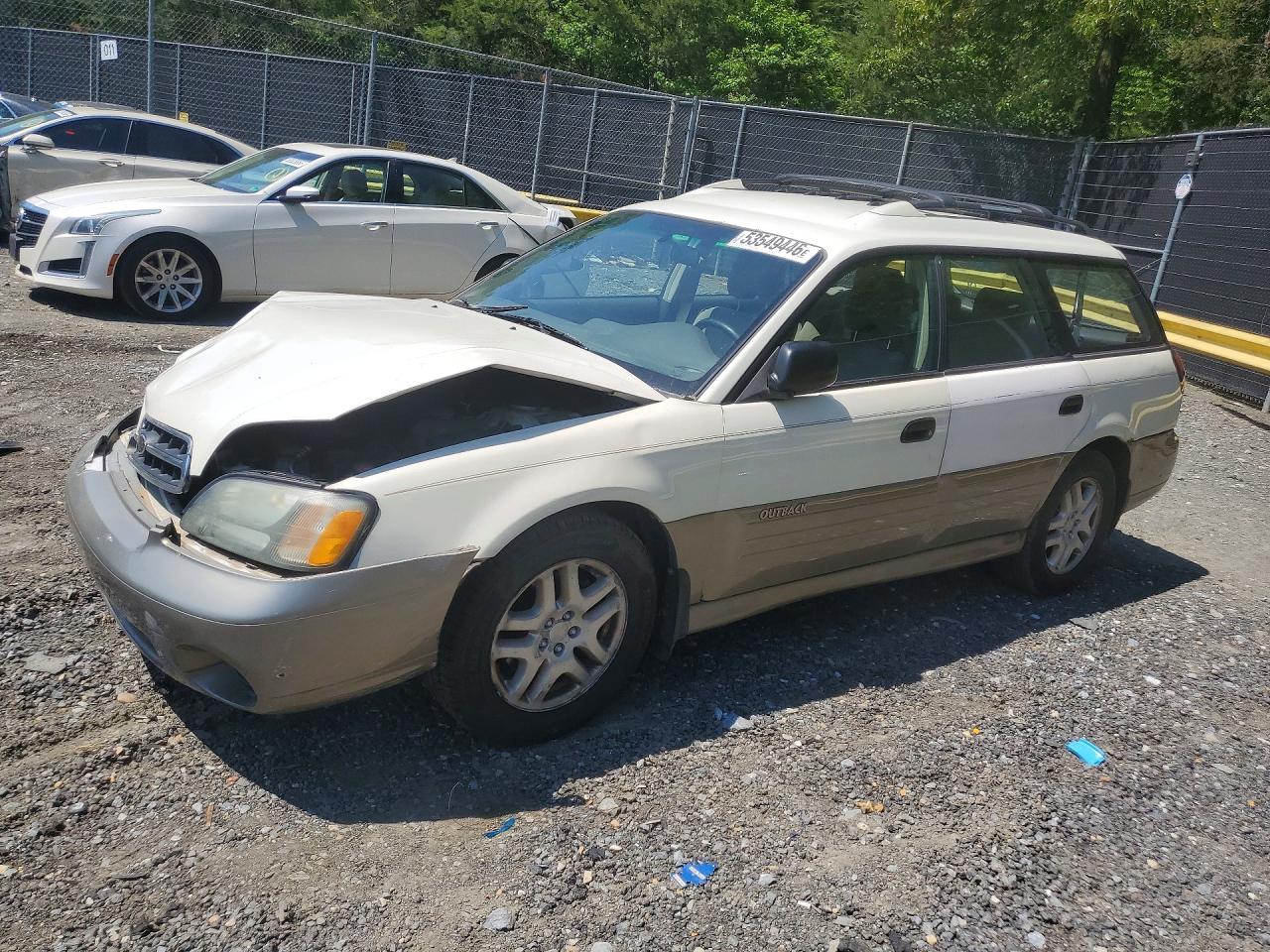 2002 Subaru Legacy Outback, VIN 4S3BH675527659448 — Перед