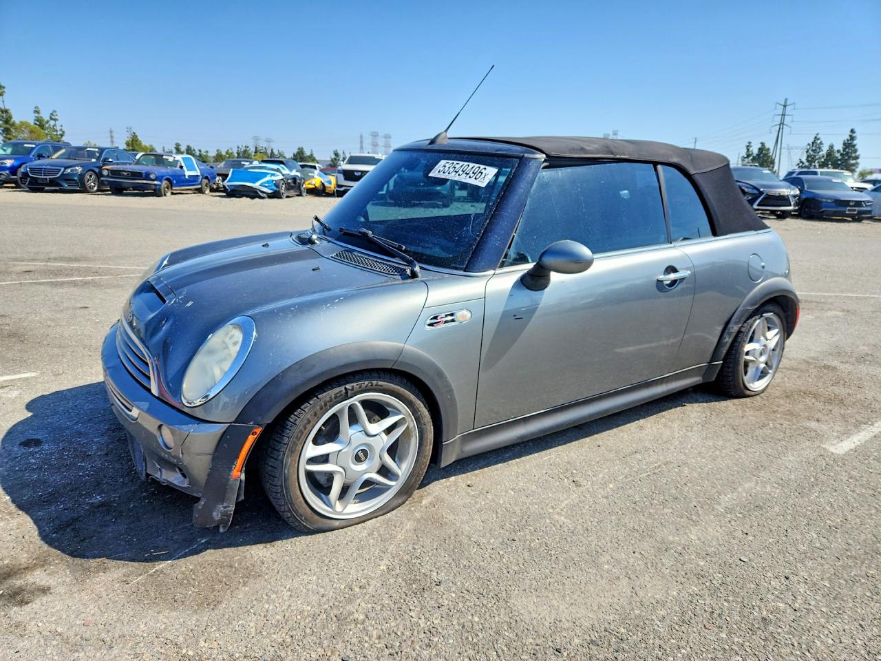 2006 MINI Convertible S, VIN WMWRH33536TK57022 — Front end