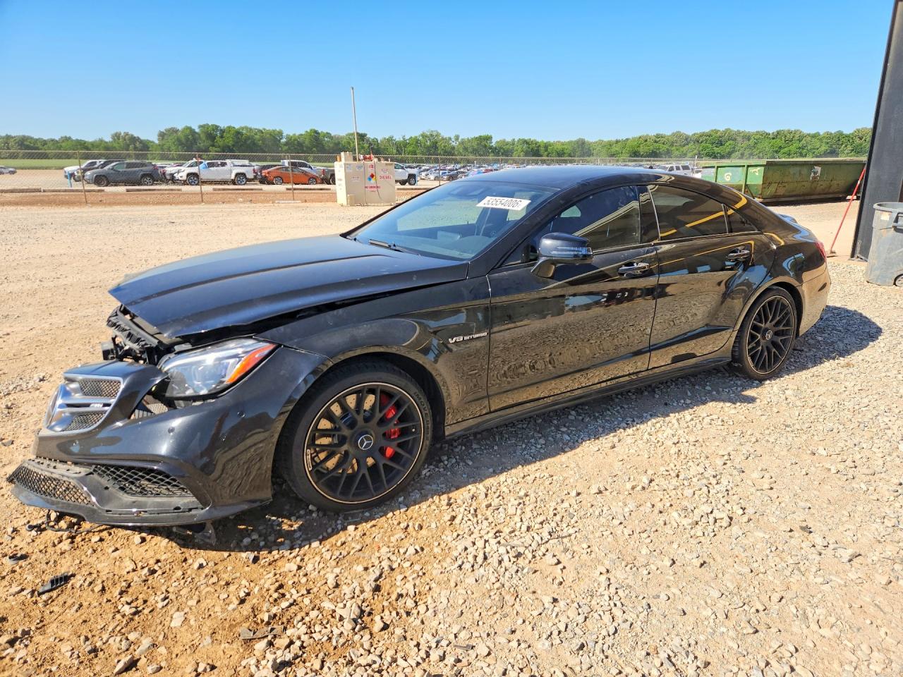 2017 Mercedes-Benz CLS AMG CLS 63 S, VIN WDDLJ7GB0HA200124 — Front end