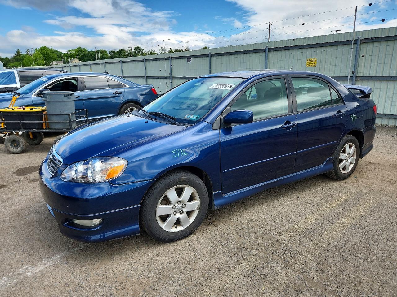 2008 Toyota Corolla CE, VIN 2T1BR32E58C898461 — Rear end