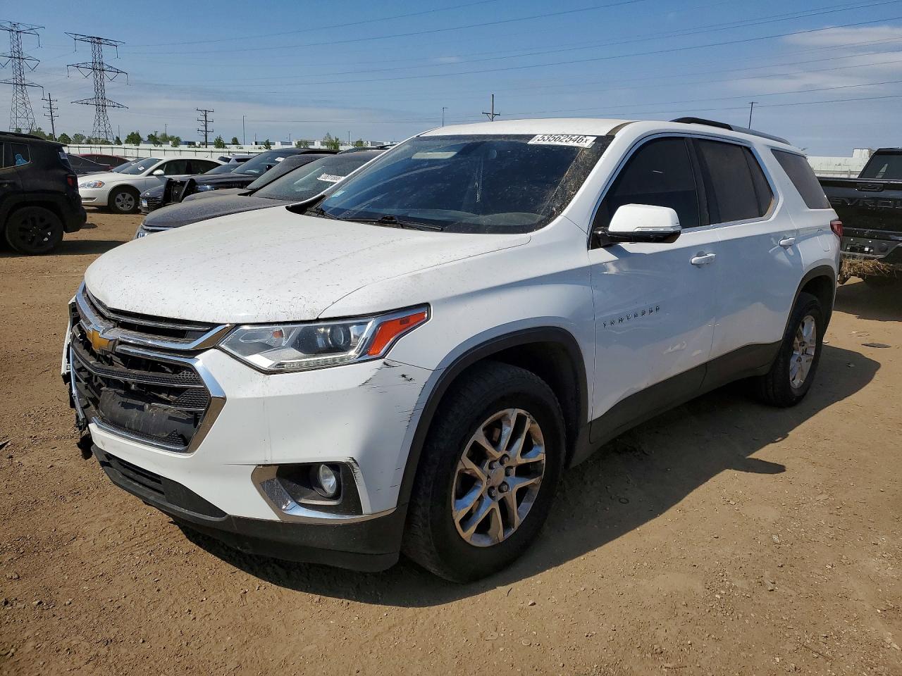 2018 Chevrolet Traverse LT Cloth, VIN 1GNERGKW9JJ147457 — Side