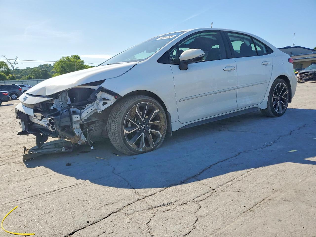 2021 Toyota Corolla SE, VIN JTDS4MCE5MJ078060 — Front end