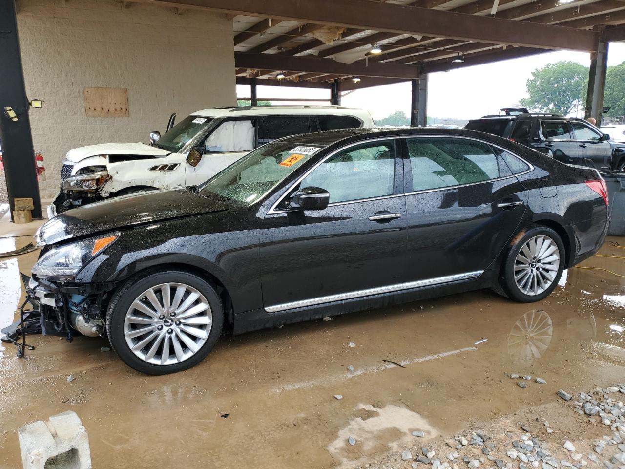 2016 Hyundai Equus Signature, VIN KMHGH4JH8GU101059 — Front end