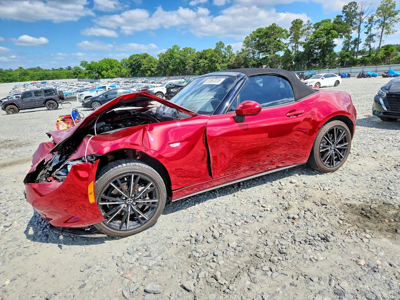 2024 Mazda MX-5 Miata Grand Touring, VIN JM1NDAD76R0606276 — Front end