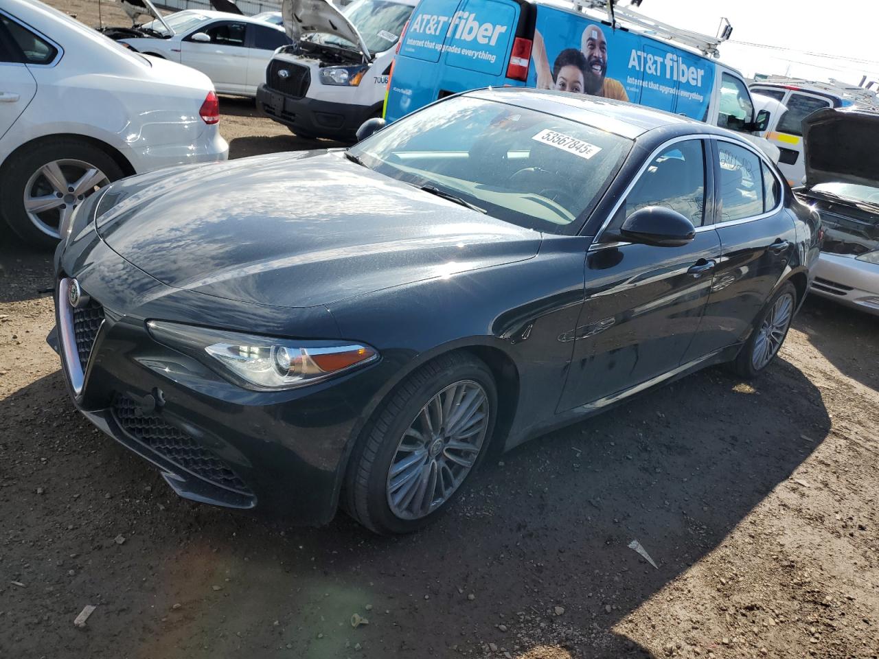2018 Alfa Romeo Giulia Ti Lusso, VIN ZARFAEEN3J7570422 — Roof